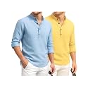 DEEMOON Combo of Men39s Cotton Blend Solid