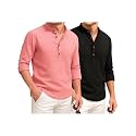 DEEMOON Combo of Men39s Cotton Blend Solid