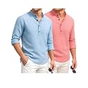 DEEMOON Combo of Men39s Cotton Blend Solid