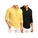DEEMOON Combo of Men39s Cotton Blend Solid