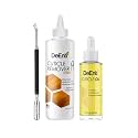 DeEnti Cuticle Set, Cuticle Remover Liquid and Oil with Pusher Tool, Citrus