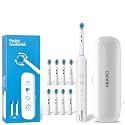 Deep Clean Rechargeable Electric Powered Toothbrush, Rechargeable Electric Toothbrush with 8 Brush Heads,Pressure Sensor to Protect Gums