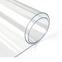Deep Dream 1.5mm Clear Desk Cover Protector, 12×24 Inch Clear Desk Cover, Rectangular Vinyl Desk Pad, PVC Plastic Table Cover for Office, Dresser, Night Stand, Computer &amp; Writing Desk Tabletop