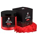 Deep Red Mica Powder for Epoxy Resin 56g / 2oz. Jar - TECHAROOZ 2 Tone Resin Dye Color Pigment Powder for Lip Gloss, Nails, Colorant for Bath Bombs Soap Making Flag Red