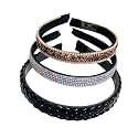 Beautiful Handcrafted Combo of 3 Hairbands with Stones and Pearls for Girls &amp; Women