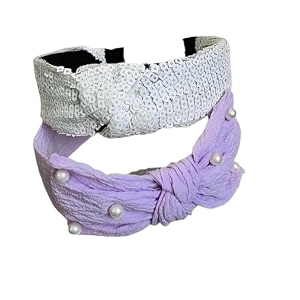 beautiful handcrafted combo of 3 hairbands with stones and pearls for girls amp women
