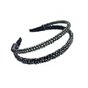 Beautiful Handcrafted Combo of 3 Hairbands with Stones and Pearls for Girls &amp; Women