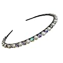 Beautiful Handcrafted Combo of 3 Hairbands with Stones and Pearls for Girls &amp; Women