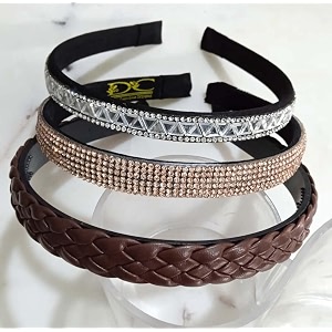 fancy elegant beautiful plastic hair accessories for women and girls set of 3