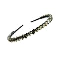 Beautiful Handcrafted Combo of 3 Hairbands with Stones and Pearls for Girls &amp; Women