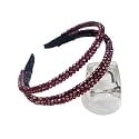 Beautiful Handcrafted Combo of 3 Hairbands with Stones and Pearls for Girls &amp; Women