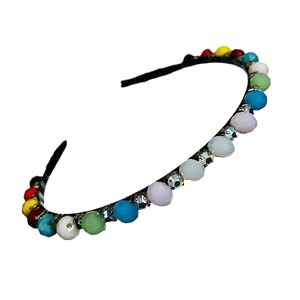 multi 10mm crystal amp rainbow catcher headbands beaded hair bands hair accessories hair decoration for women amp girls pack of 1