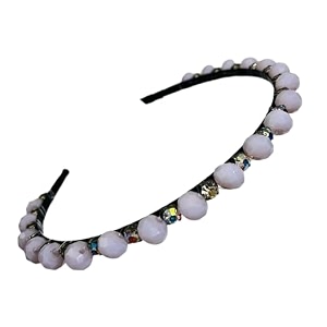 beautiful handcrafted combo of 3 hairbands with stones and pearls for girls amp women