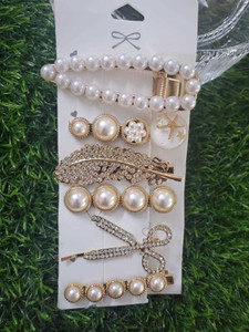deepti chandna designs pins set 7 hair pin white