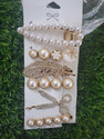 DEEPTI CHANDNA DESIGNS Pins Set 7 Hair Pin (White)