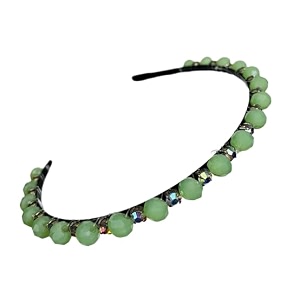 beautiful handcrafted combo of 3 hairbands with stones and pearls for girls amp women