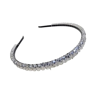beautiful handcrafted combo of 3 hairbands with stones and pearls for girls amp women