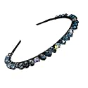 Beautiful Handcrafted Combo of 3 Hairbands with Stones and Pearls for Girls &amp; Women