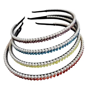 trending exclusive amp elegant hand crafted combos of hair bands head bands useful for girls amp women combo of 4 sleek pearl amp crystal