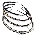 Trending Exclusive &amp; Elegant Hand Crafted Combos of Hair bands, Head bands Useful for Girls &amp; Women (Combo of 4 Sleek Pearl &amp; Metallic Crystal)