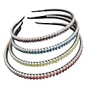 Trending Exclusive &amp; Elegant Hand Crafted Combos of Hair bands, Head bands, Useful for Girls &amp; Women (Combo of 4 Sleek Pearl &amp; Crystal)