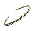 Twisted Pearl &amp; Gold Crystal Pearl stone Hair band for girls|Headbands For Women|Crystal hair bands trending for women |Pack of 1