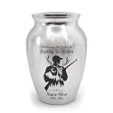 Deer Hunting Mini Cremation Urn, Human Ashes Hunters Memorial Keepsake