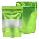 DEERA Green Ziplock Stand Up Pouch 200x300mm Pack of 100