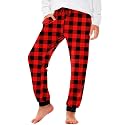Deerose 4th of July Pants American Flag Drawstring Sweatpants with Pockets 5-14 Years