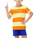 Deerose Kids Halloween Clothing Set Funny Party Outfits Cartoon Tshirt Dress 3-14 Years