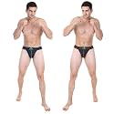 Defender Athletic Supporters with Cup Pocket for Men Sports, Male Underwear for Workout in Gym Stretchable Cotton, Moisture Wicking Supporter for Cricket, Running, Quick Dry