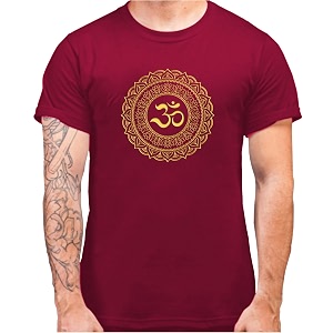 DeFrnt Unisex Cotton Regular Fit OM Printed