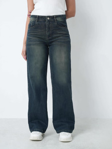 Defrost jeans Loose Fit Women Dark Green