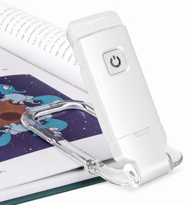 DEGNO USB Rechargeable Clip-On Book Light Table