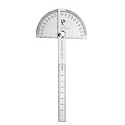 Degree/Angle Finder Arm Rule Professional Metal 8" inch Ruler (200mm) 0-180 Degrees Measurement with Adjustable Screw Degree Protractor