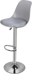 dehran bar stool for kitchen home office plastic bar chair finish color - gray knock down