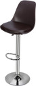 DEHRAN Bar Stool For Kitchen Home Office Plastic Bar Chair (Finish Color - BROWN, Knock Down)