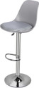 DEHRAN Bar Stool For Kitchen Home Office Plastic Bar Chair (Finish Color - GRAY, Knock Down)