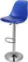DEHRAN Bar Stool For Kitchen Home Office Plastic Bar Chair (Finish Color - BLUE, Knock Down)