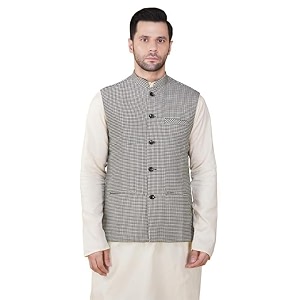 deific men39s export-quality indian traditional nehru jacketwaistcoat