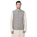 DEIFIC Men's Export-Quality Indian Traditional Nehru Jacket/Waistcoat