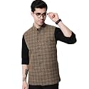 DEIFIC Men's Export-Quality Indian Traditional Nehru Jacket/Waistcoat