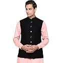 DEIFIC Men's Export-Quality Indian Traditional Nehru Jacket/Waistcoat