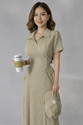 Deklook Women Fit and Flare Grey MaxiFull