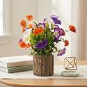 Dekorly Artificial Morning Glory Flower with Real