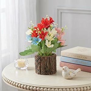 Dekorly Artificial Multi Colour Lily Flower with