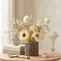 Dekorly Artificial White Dry Daisy Flower with