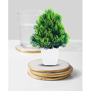 dekorly mini artificial plant with pot for diwali decor festive home decor items perfect for diwali celebration small plant for tabletop living room decor and office spaces design-x