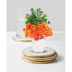 dekorly mini artificial plant with pot for diwali decor festive home decor items perfect for diwali celebration small plant for tabletop living room decor and office spaces design-z