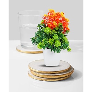 dekorly mini artificial plant with pot for diwali decor festive home decor items perfect for diwali celebration small plant for tabletop living room decor and office spaces design-ab